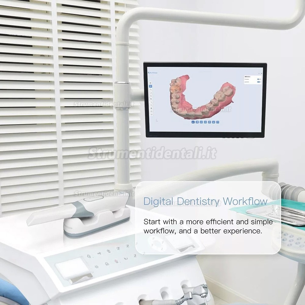 Scanner intraorali INO100, Scanner dentale 3D a colori reali con software